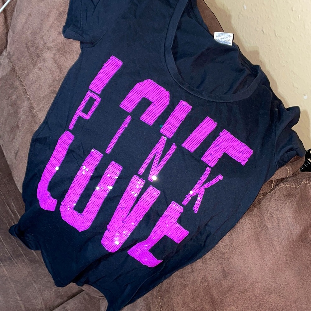 VS PINK BLING TEE